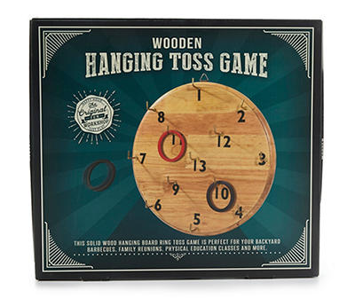 Wooden Hanging Ring Toss Game