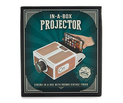 Brown Vintage In-A-Box Projector