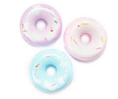 Donut Bath Bombs, 3-Pack