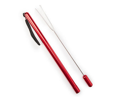 Red Travel Marshmallow Roasting Stick