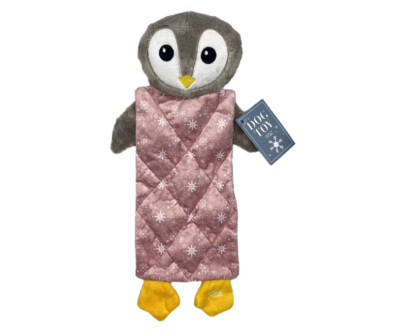 Posh Paws Pink Snow Owl Squeaker Mat Dog Toy Big Lots