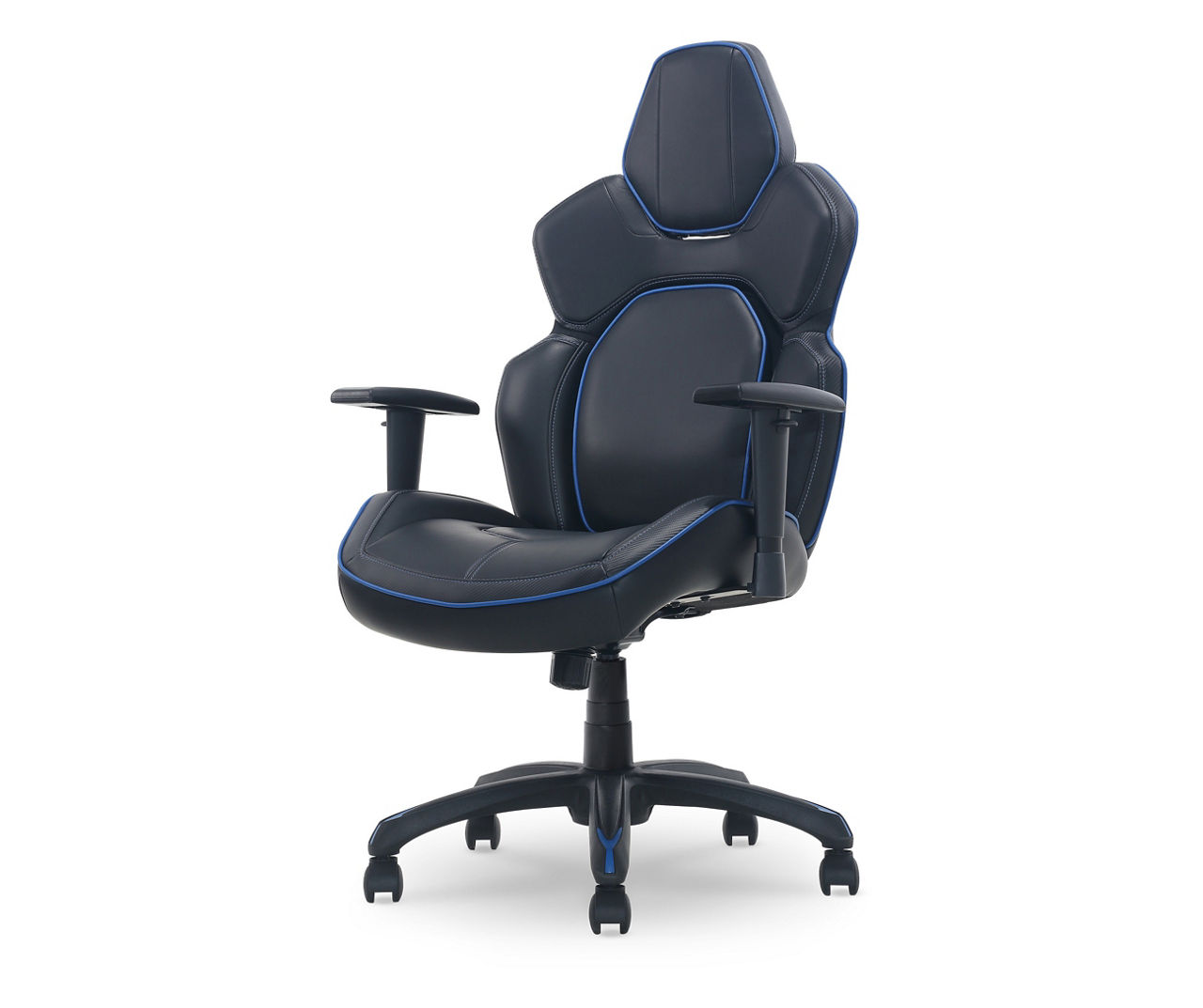 GamerGear 3D Incite Blue Vegan Leather Gaming Chair