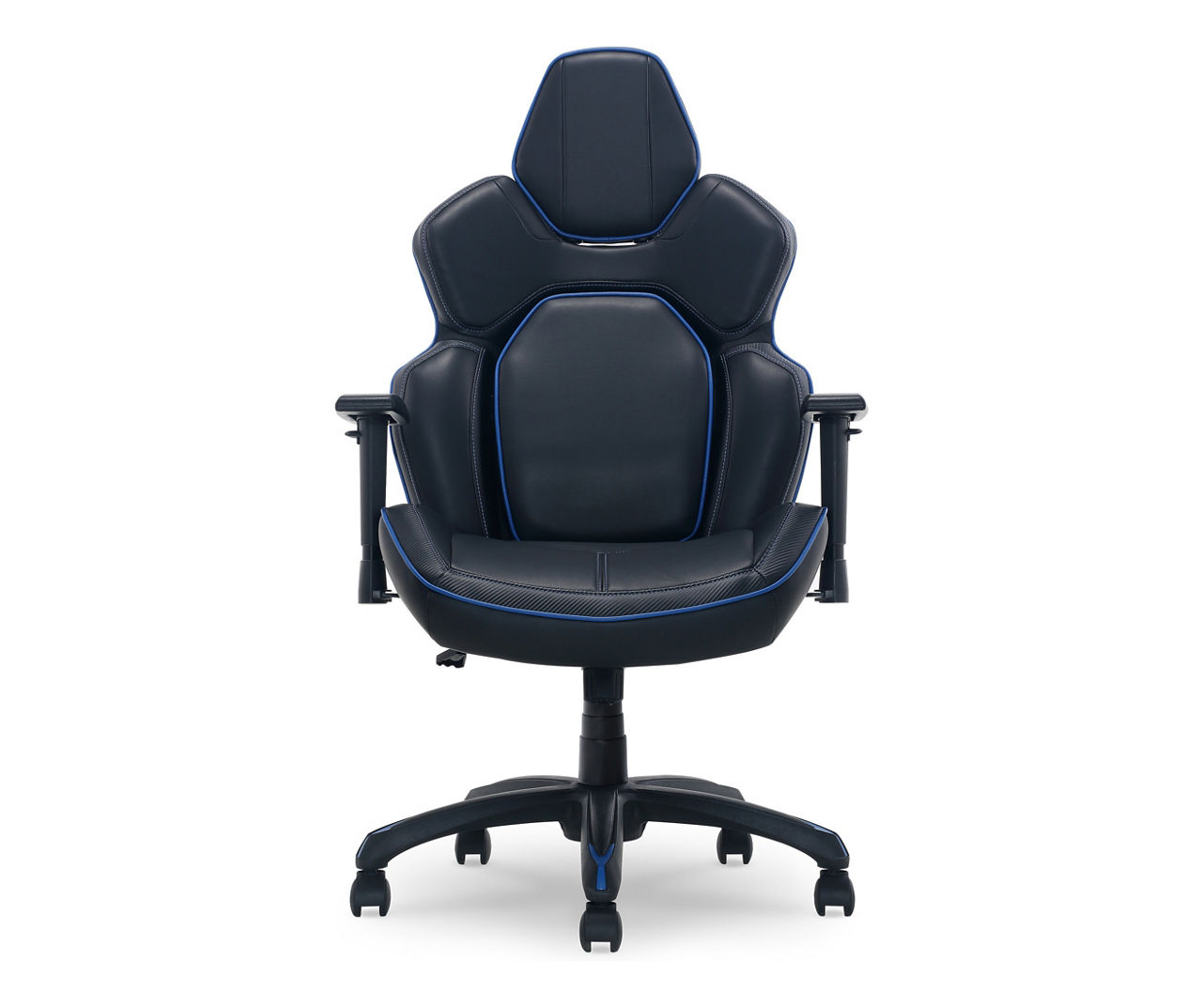 3D Incite Blue Vegan Leather Gaming Chair