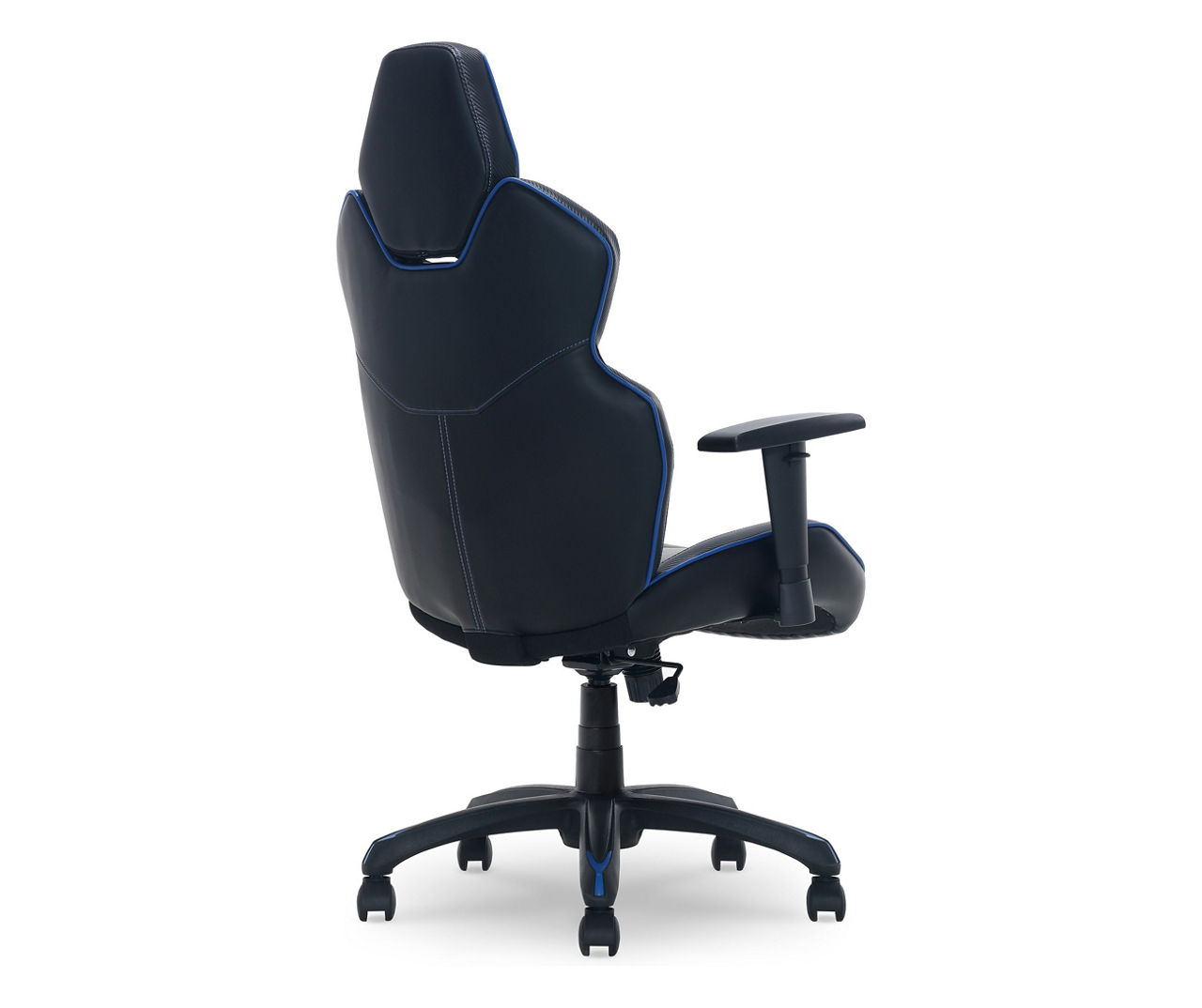 GamerGear 3D Incite Blue Vegan Leather Gaming Chair Big Lots