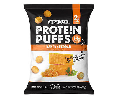 Baked Cheddar Protein Puffs, 2.25 Oz.
