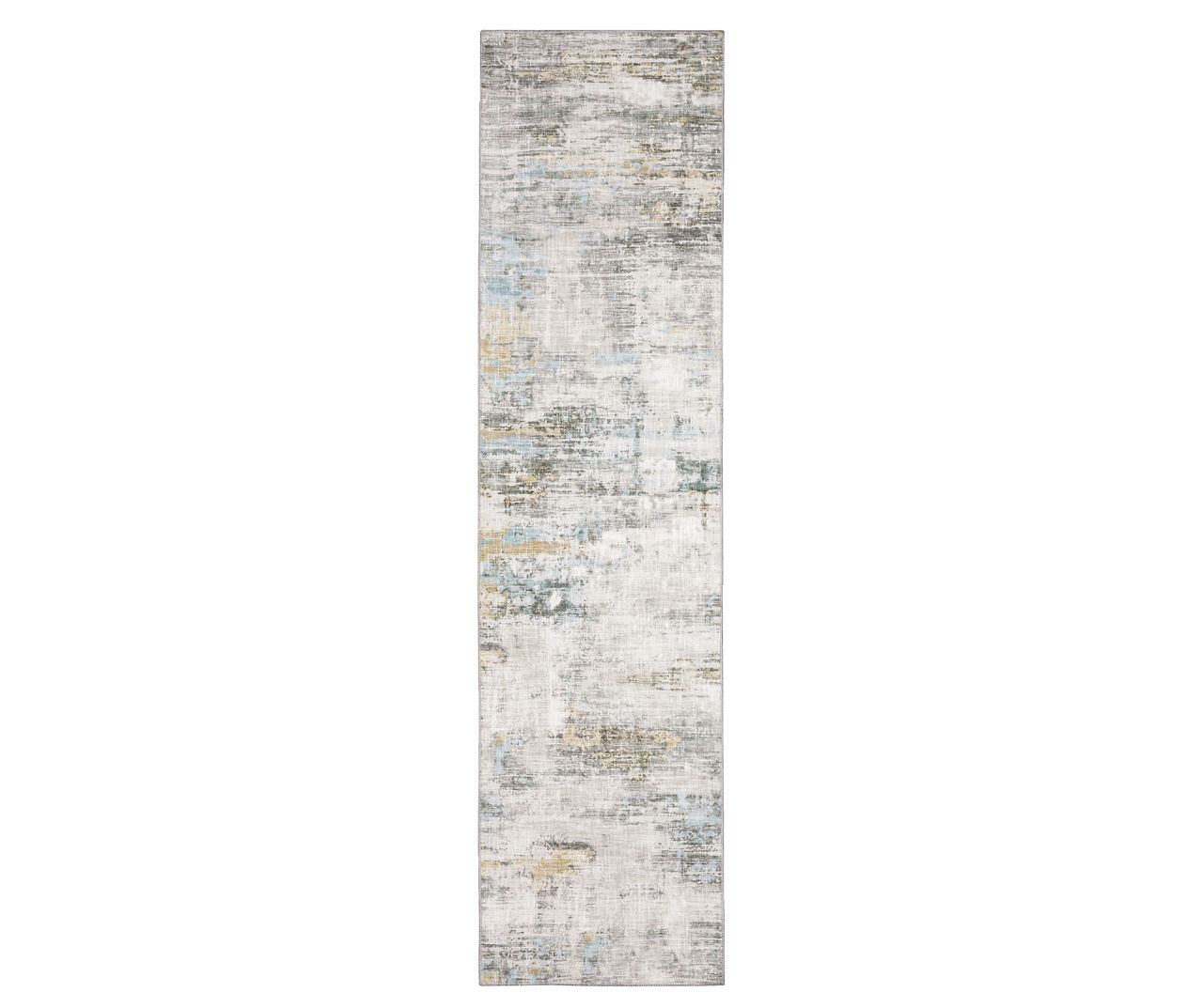 Mykell Beige & Blue Abstract Area Rug, (8.9' x 12')