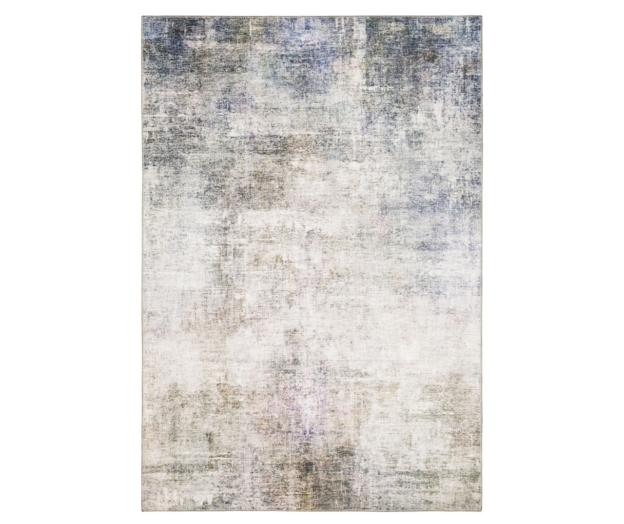 Mykell Beige & Blue Abstract Area Rug, (7.8' x 10')
