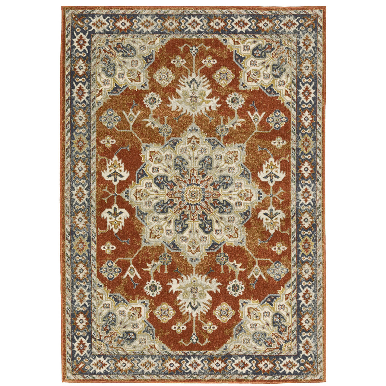 Buy Salzburg Medallion 2x3 Rug Beige & Multicolor