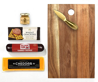 Meat & Cheese Acacia Serving Board Set