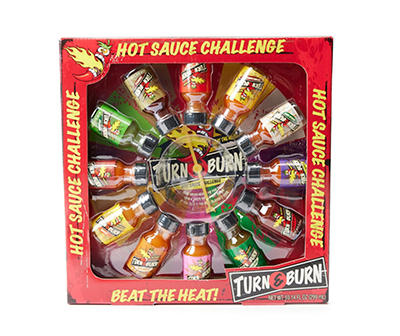 Turn & Burn Mini Hot Sauce Challenge, 12-Count