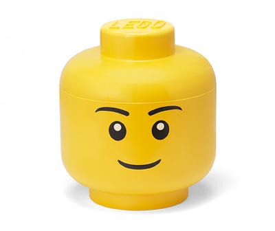 Terapi forfader Stolt LEGO Yellow LEGO Figure Head Large Storage Bin | Big Lots