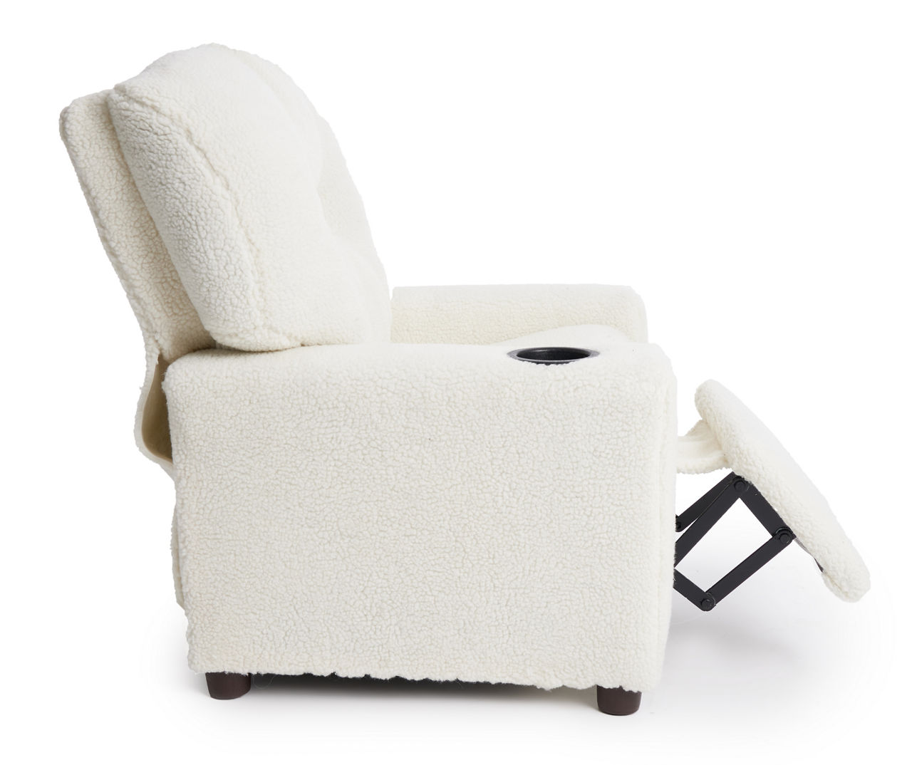 Ivory Sherpa Kids Recliner Big Lots