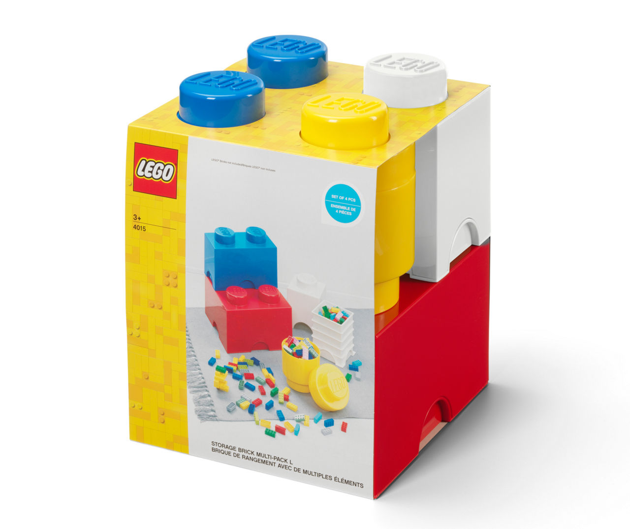 Pack de rangement LEGO 4 briques