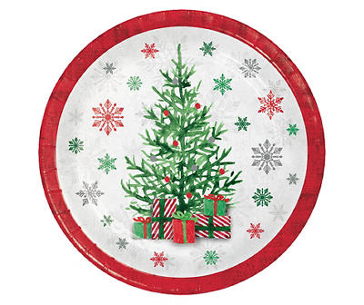 Classic Tree Paper Dinner Plates, 20-Count
