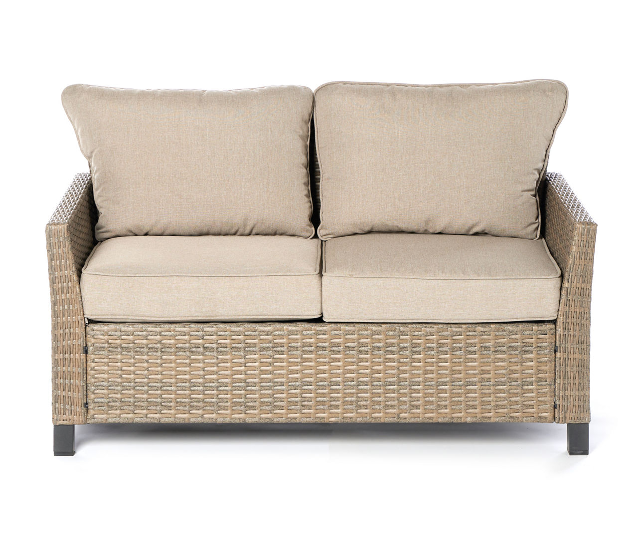 Broyhill Broyhill Yorktown AllWeather Wicker Cushioned Patio Loveseat