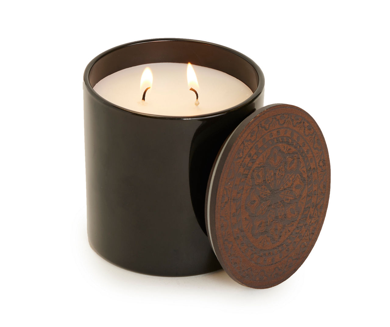 Z CANDLES Teakwood, Matte Black Candle 12 oz. black12teakwood