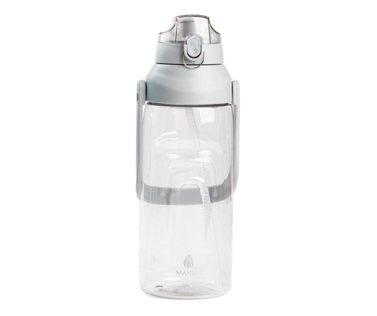 Manna Gray XL Chugger Water Bottle, 68 Oz.