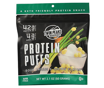 Sour Cream & Onion Protein Puffs, 2.1 Oz.