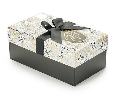 Black Leaf & Berry Gift Box, (8.5