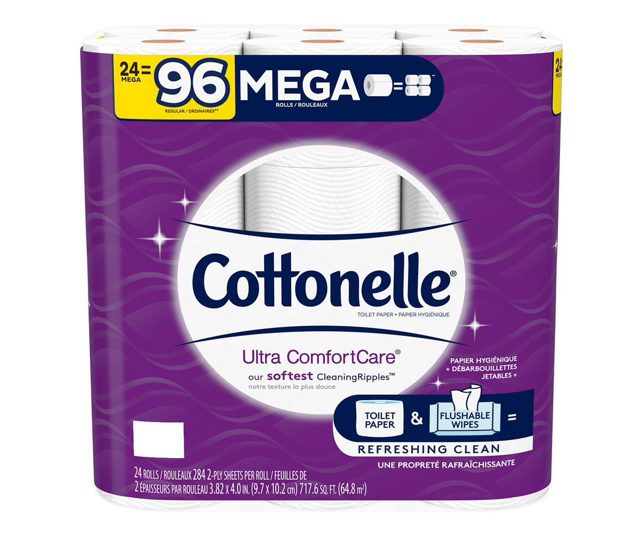 Cottonelle Ultra ComfortCare Toilet Paper, 24 Mega Rolls Big Lots