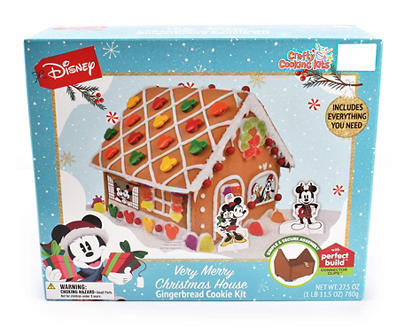 Mickey & Minnie Mouse Very Merry Gingerbread House Kit