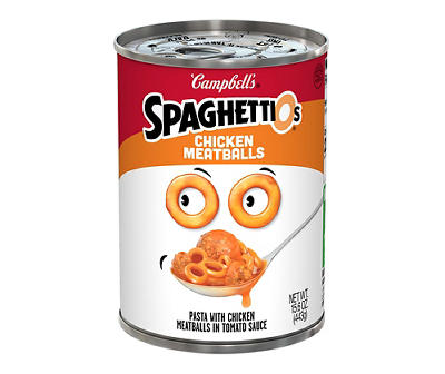 SpaghettiOs Chicken Meatballs Canned Pasta, 15.6 Oz.