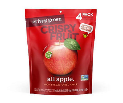 All Apple Crispy Fruit Slices, 4-Pack