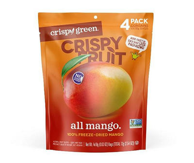 All Mango Crispy Fruit Slices, 4-Pack