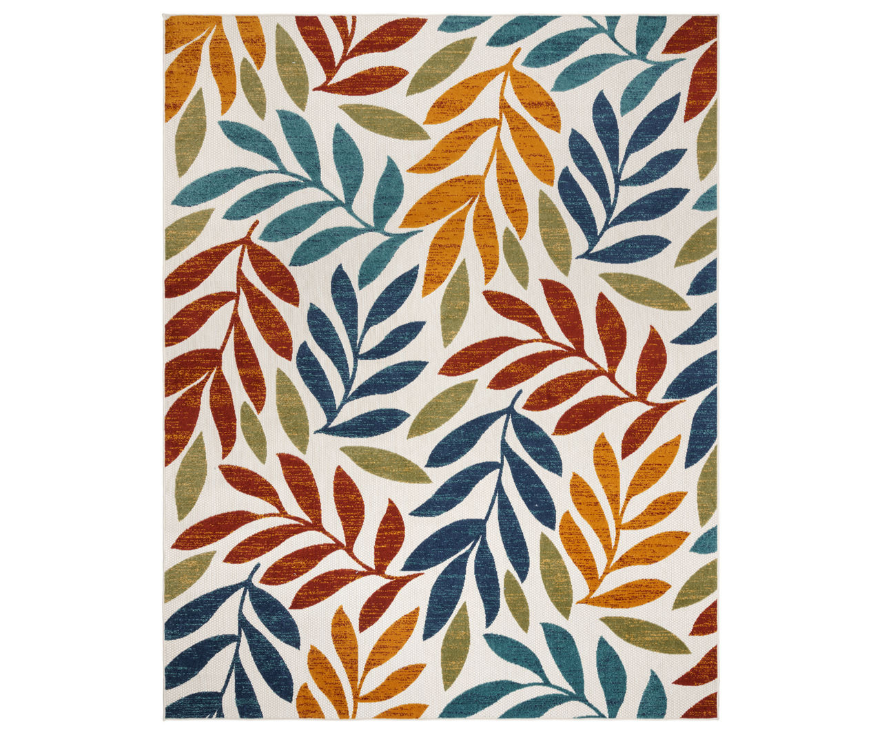 Broyhill Broyhill Eagle Brooke White & MultiColor Leaf Outdoor Area Rug Big Lots