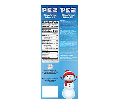 PEZ Holiday Gingerbread House Kit