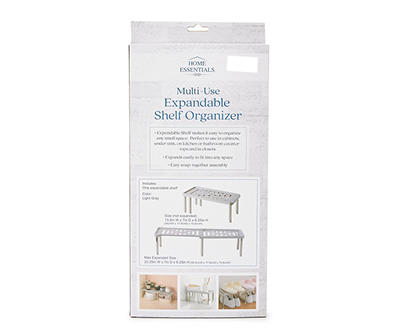Gray Expandable Shelf Organizer