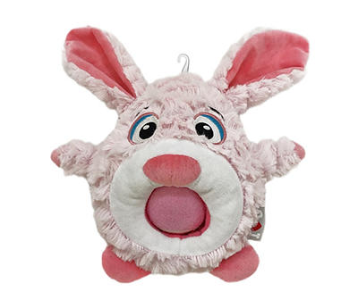 Pink Bunny Hide & Seek Plush Pet Toy