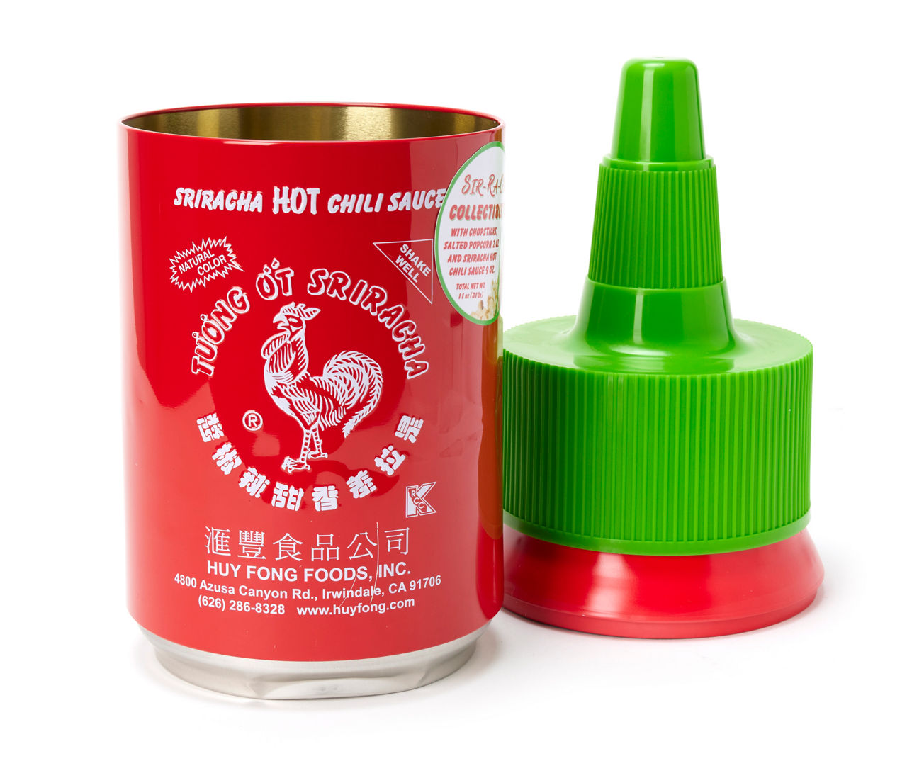 Bottle-Shaped Storage Tin