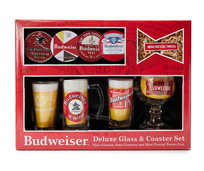 Deluxe Glass & Coaster Set