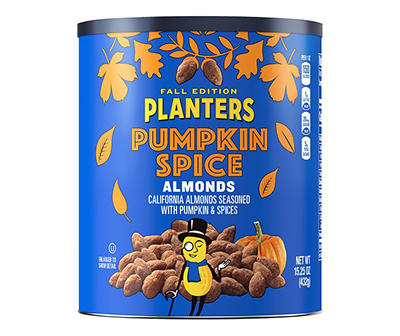 Planters Pumpkin Spice Almonds 15.25 oz. Canister