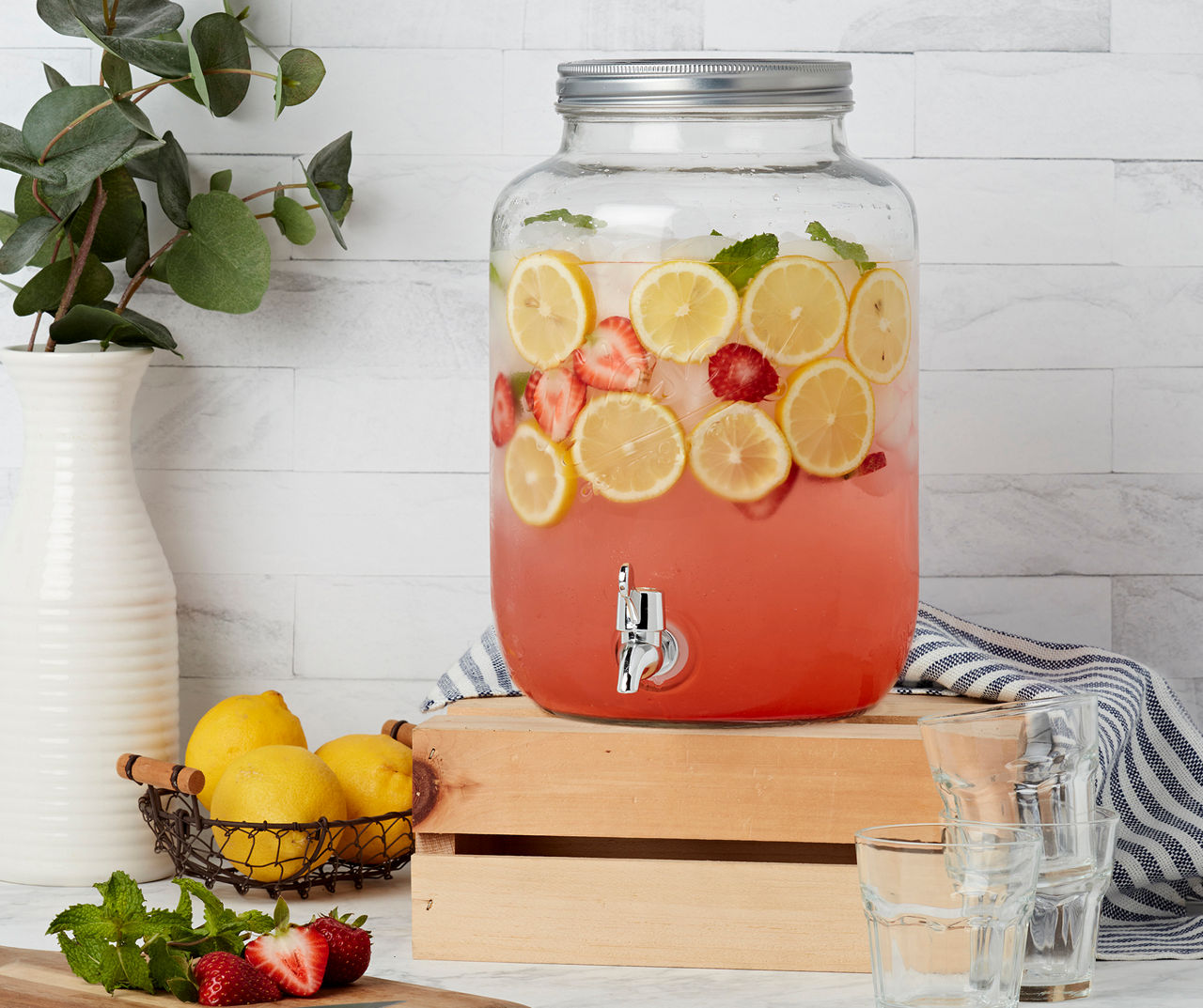 Mason Jar 2-Gallon Beverage Dispenser