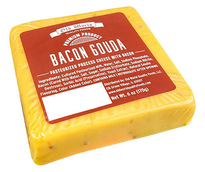 Bacon Gouda Cheese, 6 Oz.