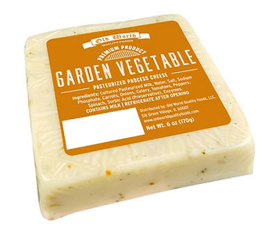 Garden Vegetable Cheese, 6 Oz.