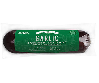 Garlic Summer Sausage, 6 Oz.