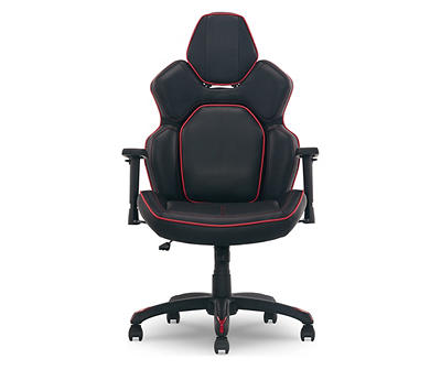 3D Incite Red Vegan Leather Gaming Chair
