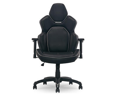 3D Incite Gray Vegan Leather Gaming Chair