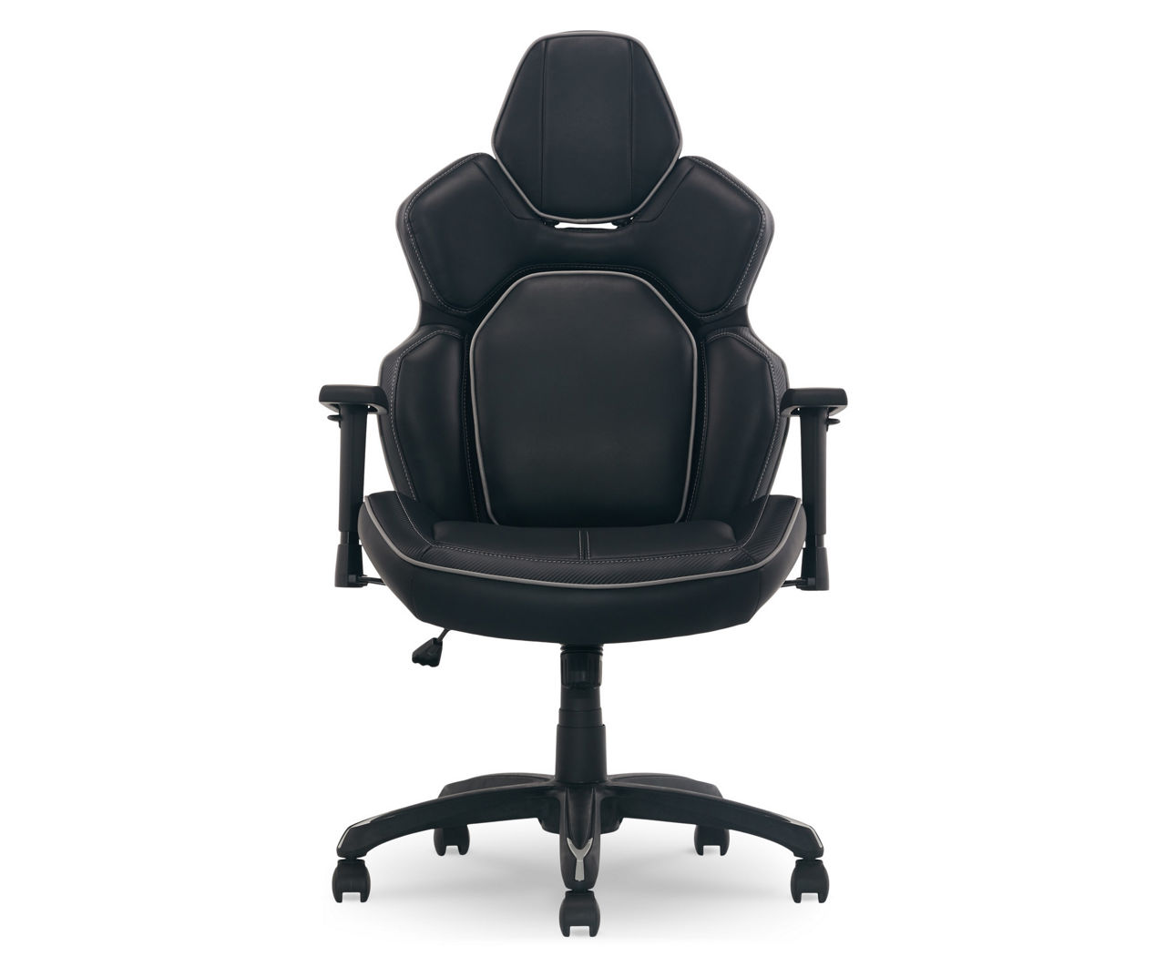 3D Incite Gray Vegan Leather Gaming Chair