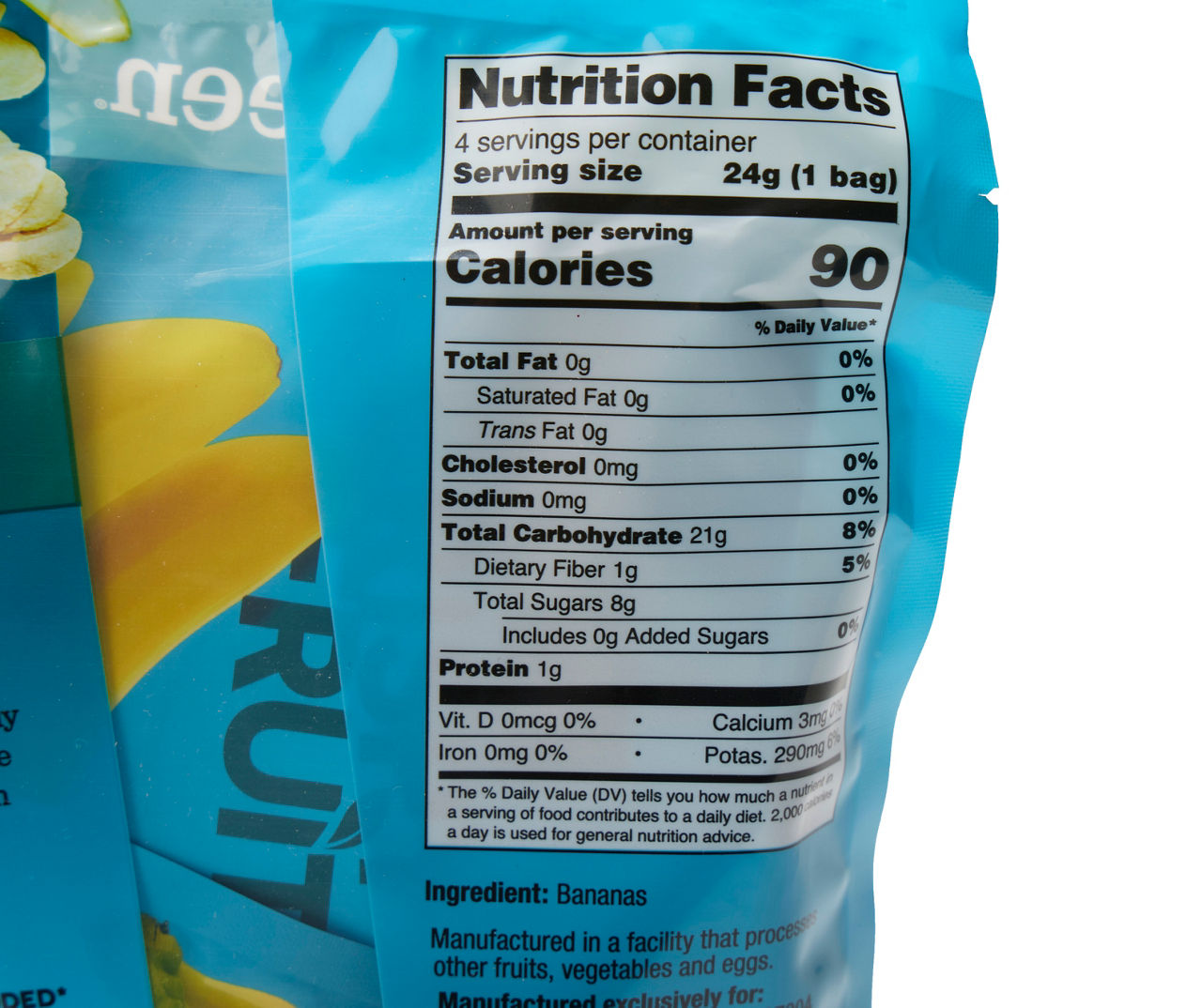 All Banana Crispy Fruit Slices, 4-Pack