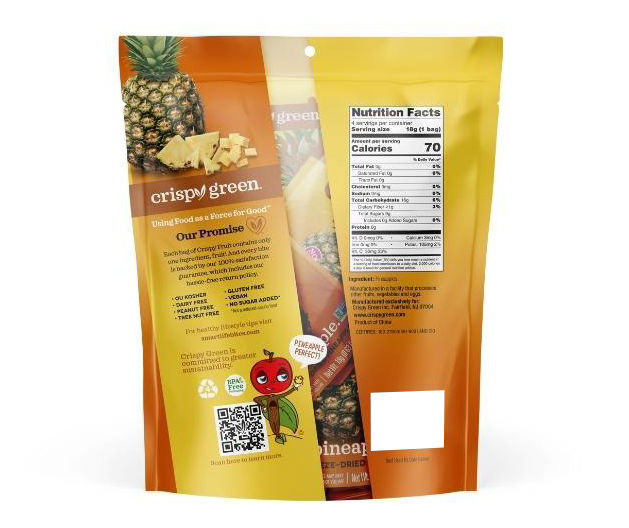 All Pineapple Crispy Fruit Slices, 4-Pack