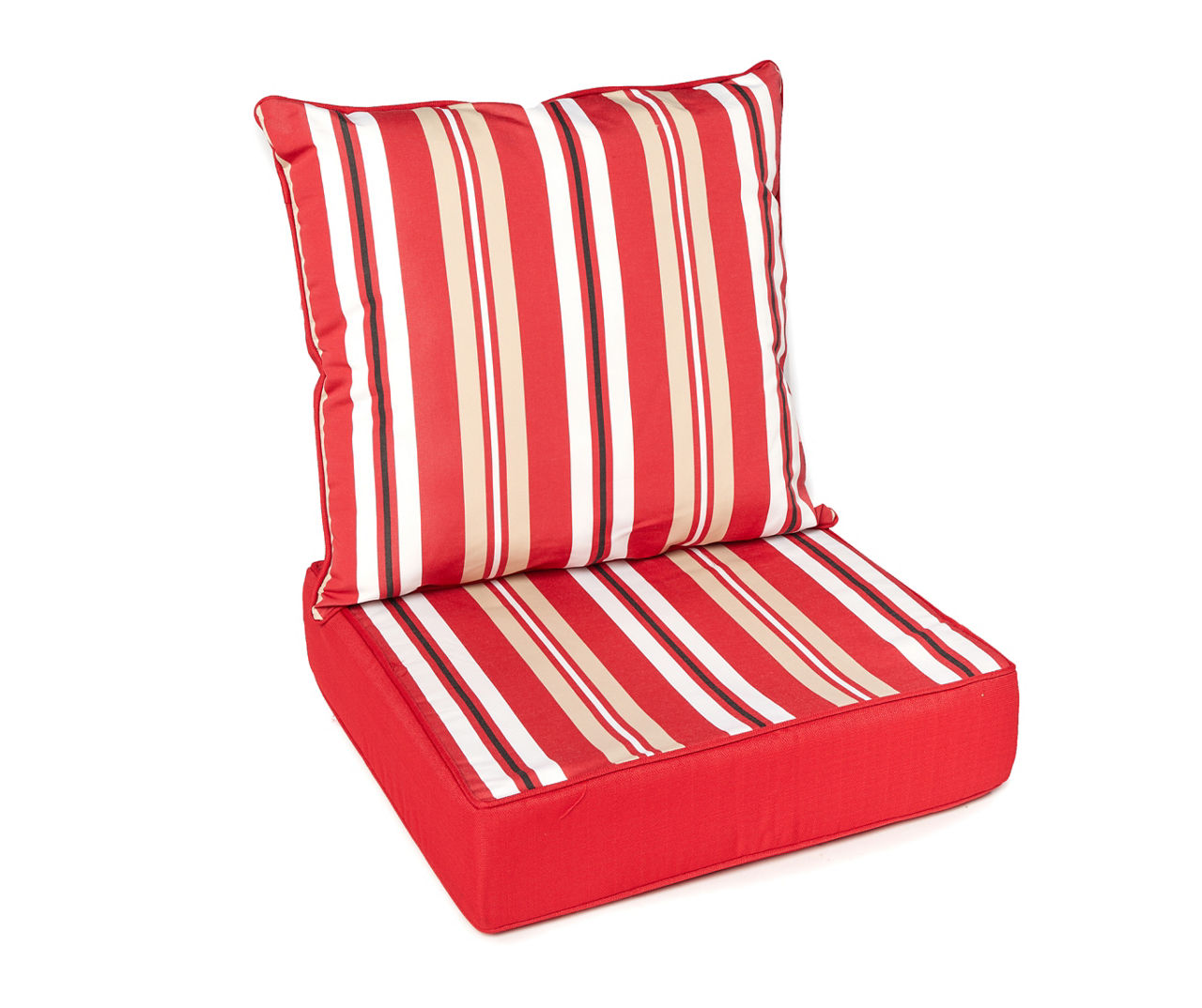 Patio Outdoor/Indoor Red Extra Large Chair Cushion 