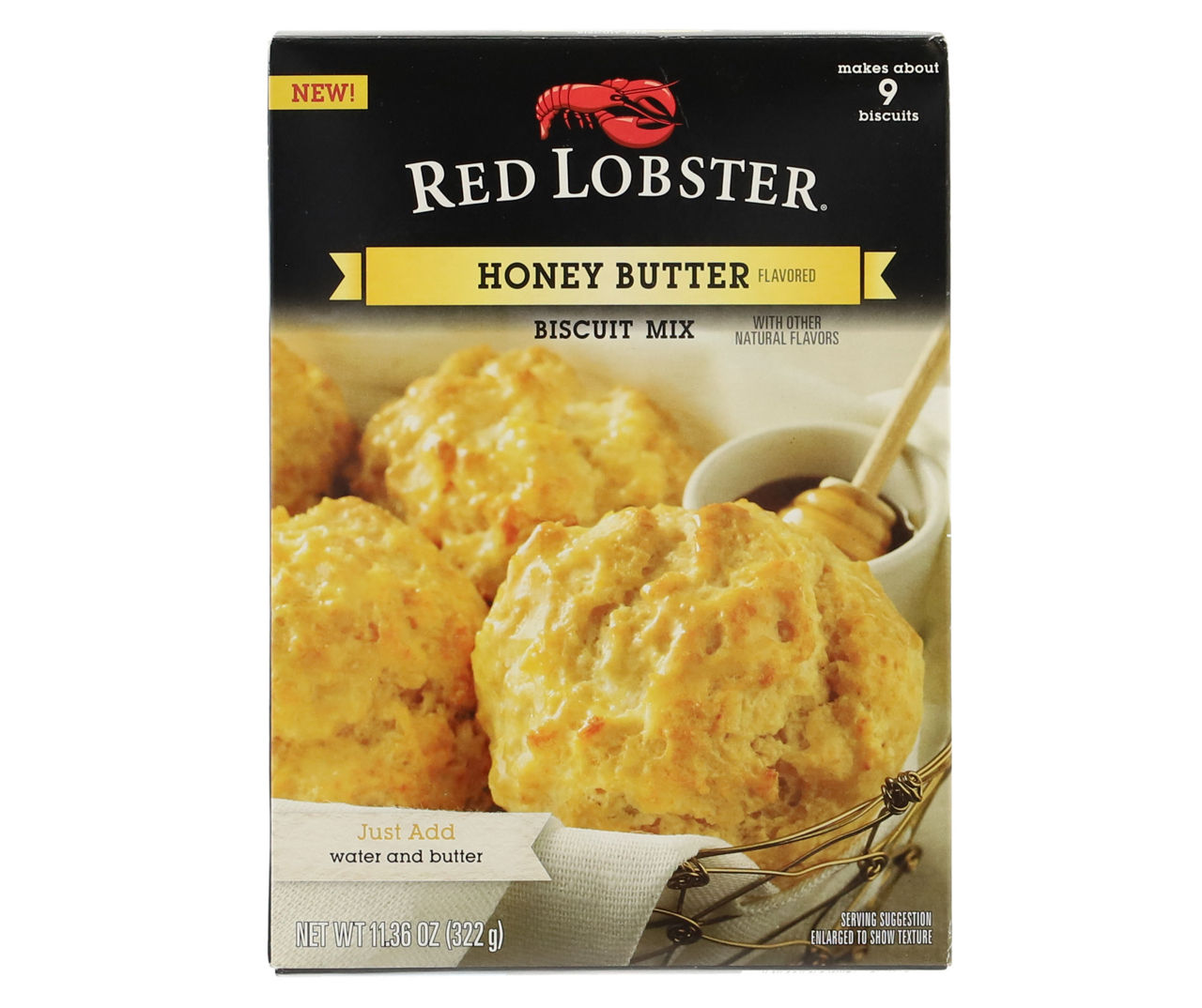 Red Lobster, Cheddar Bay Biscuit Mix, 11.36oz Box (Pack of 3)