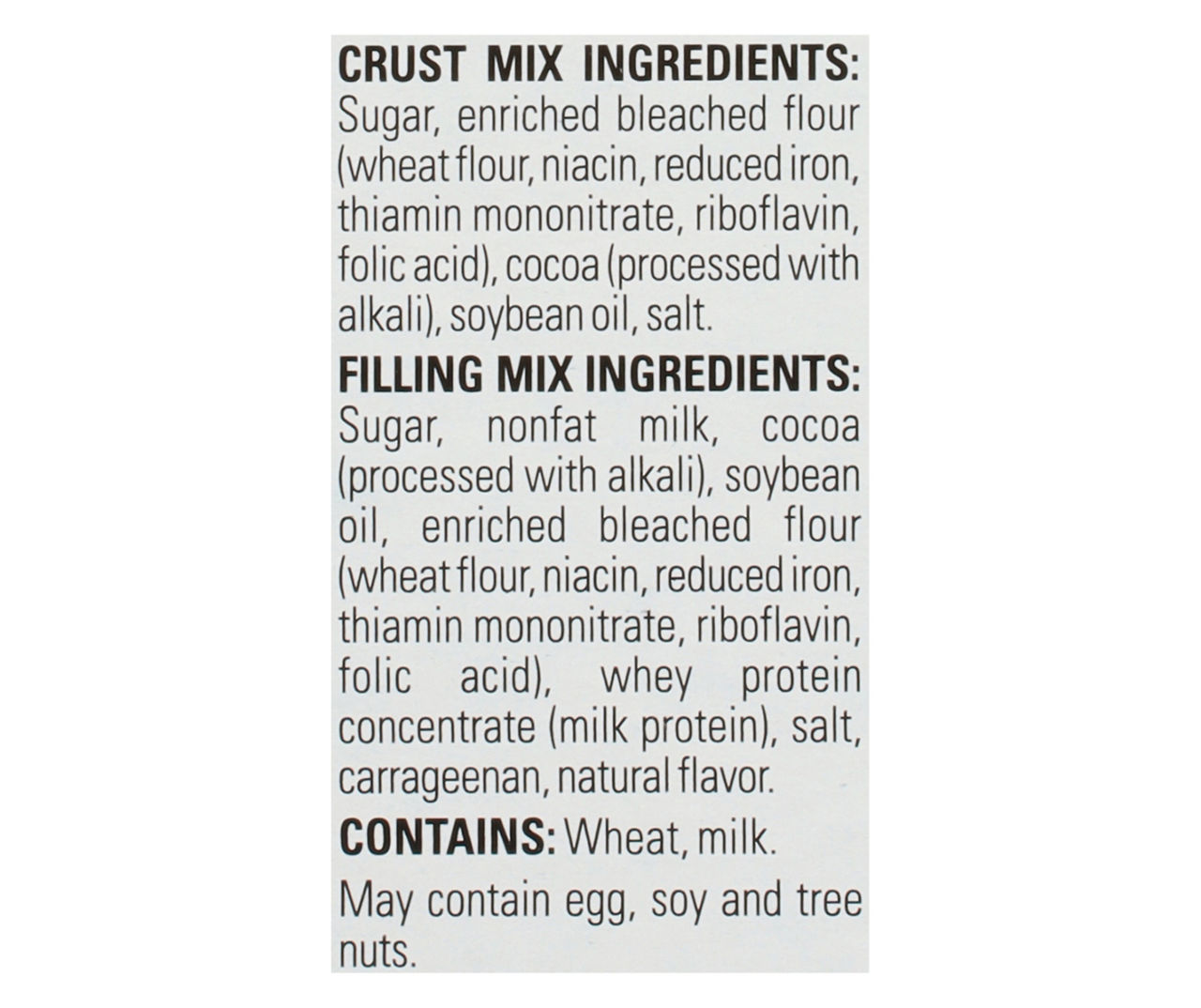 Chocolate Pie Bar Mix, 14.5 Oz.