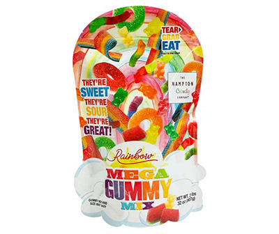 Mega Gummy Mix Rainbow Bag, 2 Lbs.