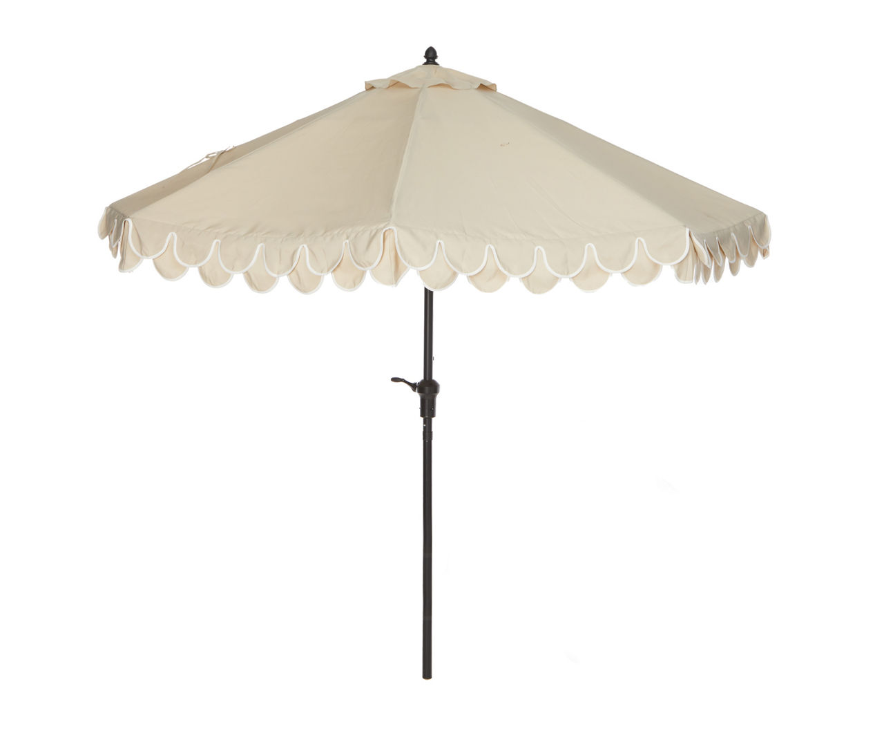Broyhill 9' Beige Scalloped Patio Umbrella Big Lots