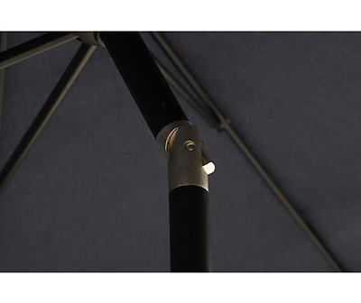 9' Navy Scalloped Patio Umbrella